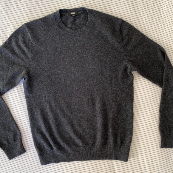Uniqlo Cashmere Crewneck Grey XS - Picture 3 of 4